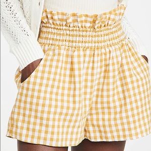 English Factory • Gingham print shorts